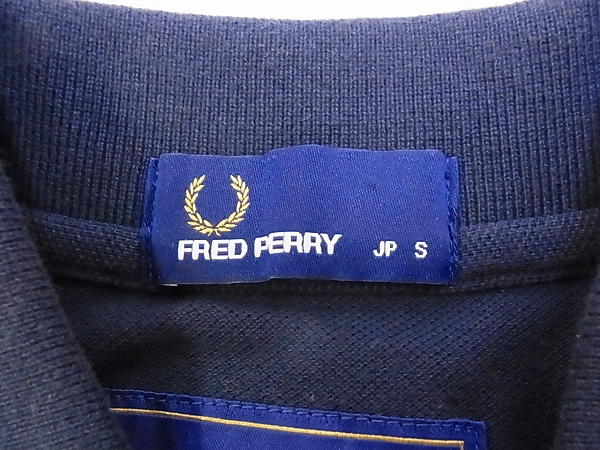 実際に弊社で買取させて頂いたFRED PERRY/フレッドペリー ストライプ柄/半袖ポロシャツ Sの画像 2枚目