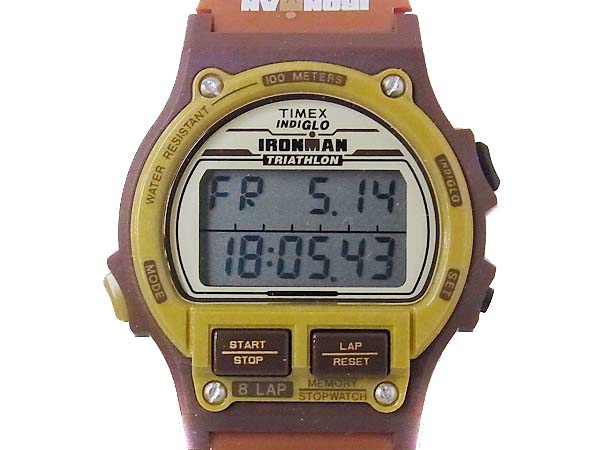 実際に弊社で買取させて頂いたTIMEX/タイメックス アイアンマン 8ラップ 1986 限定/T5K842の画像 2枚目