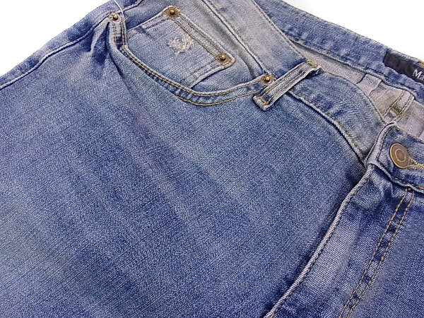 実際に弊社で買取させて頂いたムーンエイジデビルメント ダメージ/ストレッチジーンズ XLの画像 9枚目