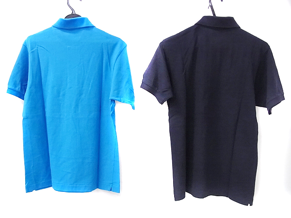 実際に弊社で買取させて頂いたLACOSTE/ラコステ ポロシャツ L1212 ネイビー/ブルー 2点セットの画像 1枚目