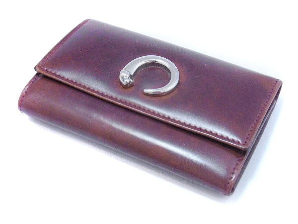 実際に弊社で買取させて頂いたCartier/カルティエ パンサー 6連レザーキーケース ブラウンの画像 3枚目