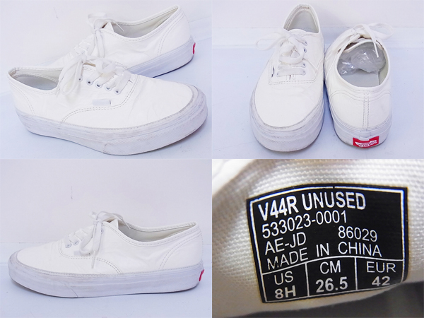 実際に弊社で買取させて頂いたVANS×UNUSED/他 BEAMS別注 15SS スニーカー/サンダル等 5点SETの画像 1枚目