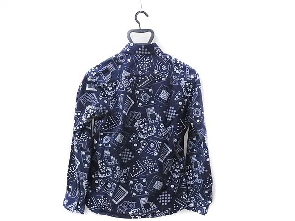 実際に弊社で買取させて頂いたRATS/ラッツ 16SS PRINT FLANNEL SHIRT/バンダナ柄ネルシャツ Sの画像 1枚目