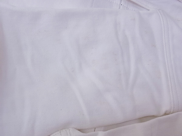 実際に弊社で買取させて頂いたFACTOTUM/ファクトタム 13SS ホワイトデニムGジャン 01021125の画像 5枚目