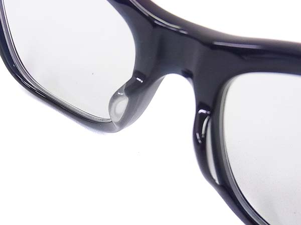 実際に弊社で買取させて頂いたOLIVER GOLDSMITH CONSUL-s めがねフレーム 黒縁メガネの画像 3枚目