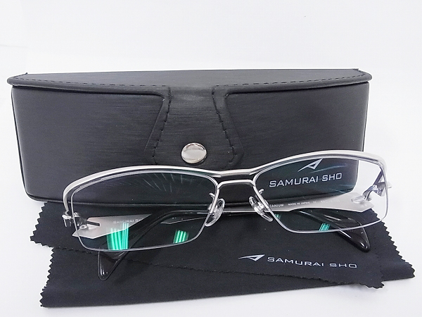 実際に弊社で買取させて頂いたSAMURAI SHO/サムライ翔 16年モデル 眼鏡フレーム/SS-T26#1の画像 7枚目