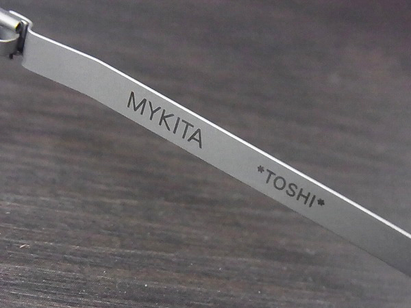 実際に弊社で買取させて頂いたMYKITA/マイキータ toshi メガネフレーム ドイツ製 シルバーの画像 6枚目