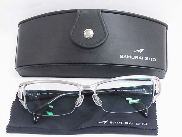 実際に弊社で買取させて頂いたSAMURAI SHO/サムライ翔 メガネフレーム/2016年モデル/SS-J27の画像 7枚目