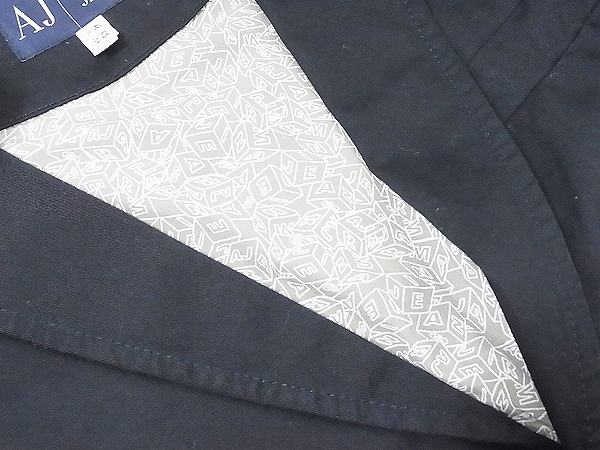 実際に弊社で買取させて頂いたARMANI JEANS/アルマーニジーンズ テーラードジャケット 46の画像 6枚目