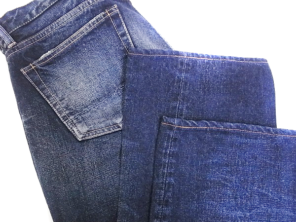 実際に弊社で買取させて頂いたDENIME/ドゥニーム 日本製 USED加工/ストレートデニムパンツ の画像 6枚目