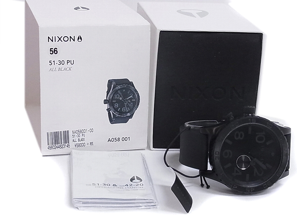 実際に弊社で買取させて頂いたNIXON/ニクソン[5.8万↑] 51-30 TIDE ウレタンベルト A058-001の画像 7枚目