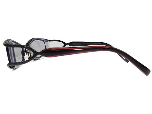 実際に弊社で買取させて頂いたレスザンヒューマン 0ka0de チタン 眼鏡/メガネフレーム 黒赤の画像 1枚目