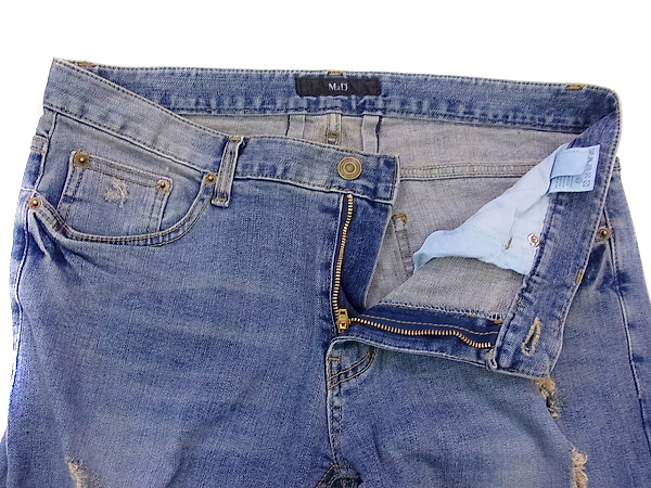 実際に弊社で買取させて頂いたムーンエイジデビルメント ダメージ/ストレッチジーンズ XLの画像 5枚目