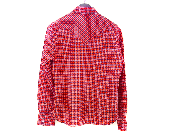 実際に弊社で買取させて頂いたRATS/ラッツ CHECK FLANNEL WESTERN SHIRTS　長袖チェックシャツの画像 1枚目