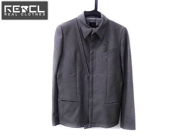 実際に弊社で買取させて頂いたato/アトウ ピンチェック柄ジップジャケット グレー/48