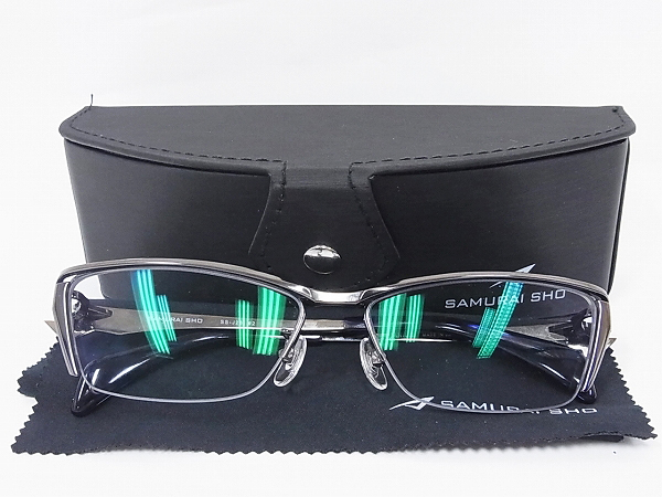 実際に弊社で買取させて頂いたSAMURAI SHO/サムライ翔 16年モデル 眼鏡フレーム/SS-J26#2の画像 7枚目