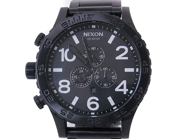 NIXON 42-20 クロノグラフ オールブラック レオパード - 腕時計(アナログ)