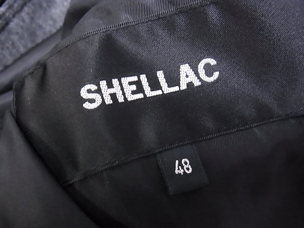 実際に弊社で買取させて頂いたSHELLAC/シェラック[7万↑]ナイロンダウンジャケット3WAY 黒/48の画像 5枚目