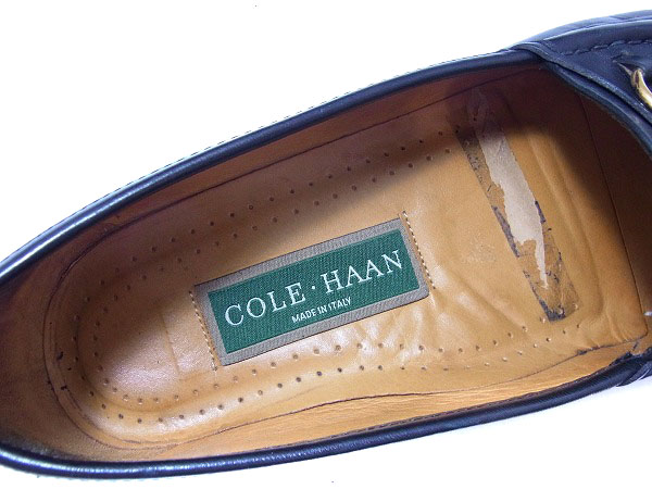 実際に弊社で買取させて頂いたCOLE HAAN/コールハーン ビットローファー ブラック/10Wの画像 6枚目