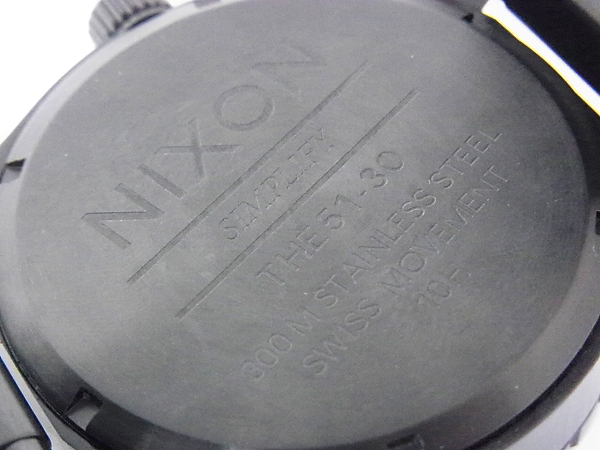 実際に弊社で買取させて頂いたNIXON/ニクソン THE 51-30 ダイバーズウォッチ/腕時計 A057001の画像 5枚目