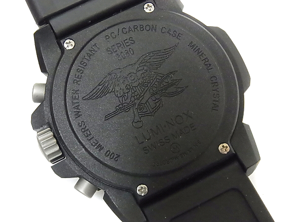 実際に弊社で買取させて頂いたLUMINOX/ルミノックス ネイビー・シールズ 3080/3089 腕時計の画像 4枚目
