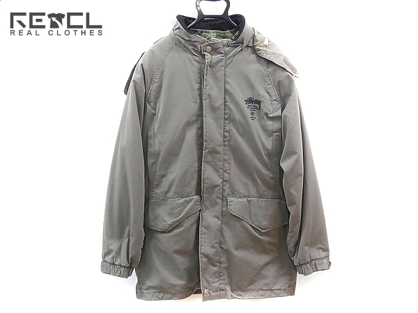 STUSSY/ステューシー フリースライナー ミリタリージャケット Mの買取 