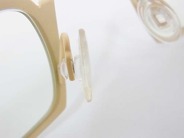 実際に弊社で買取させて頂いたアンバレンタイン VENUS スクエア型メガネフレーム 茶/B112の画像 2枚目