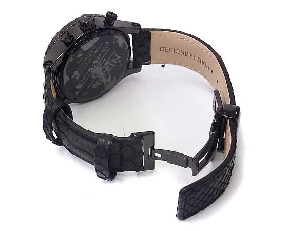 実際に弊社で買取させて頂いたNIXON/ニクソン 42-20 CHRONO BLACK SNAKE 腕時計/A037848の画像 6枚目