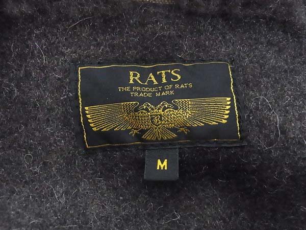 実際に弊社で買取させて頂いたRATS/ラッツ[8.6万↑]カナディアンジャケット15AW/15'RJ-1105/Mの画像 2枚目