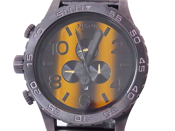 実際に弊社で買取させて頂いたNIXON 51-30 CHRONO TIGERSEYE クロノグラフ アナログ腕時計の画像 1枚目