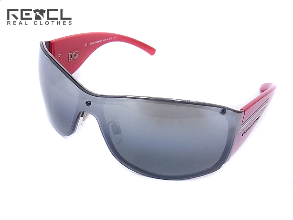 実際に弊社で買取させて頂いたD&G/ドルチェ&ガッバーナ サングラス DG2061 418/88 レッドの画像 0枚目
