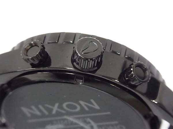 実際に弊社で買取させて頂いたNIXON THE 51-30 CHRONO LEATHER クロノグラフ 腕時計 A124848の画像 3枚目