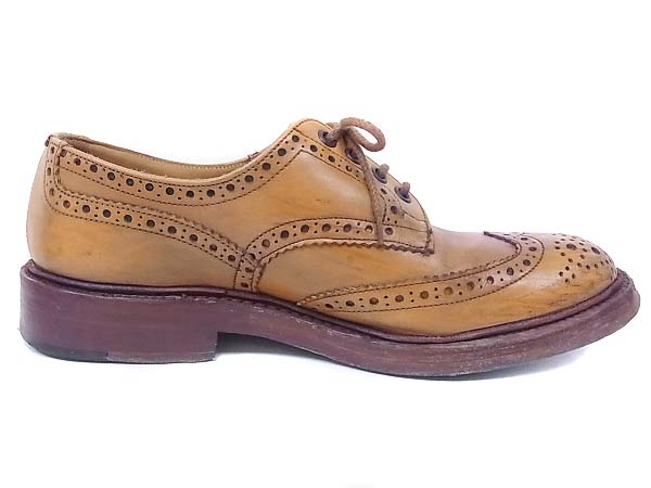 実際に弊社で買取させて頂いたTricker's/トリッカーズ ウィングチップ ブラウン 563314/7.5の画像 3枚目