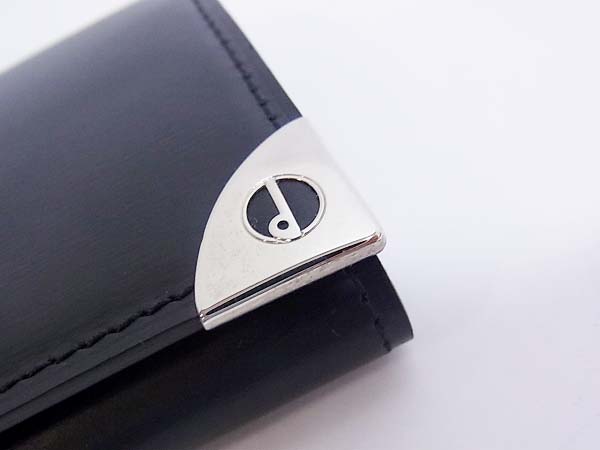 実際に弊社で買取させて頂いたdunhill/ダンヒル レザー ブラック 6連キーケース/WN5000Aの画像 4枚目