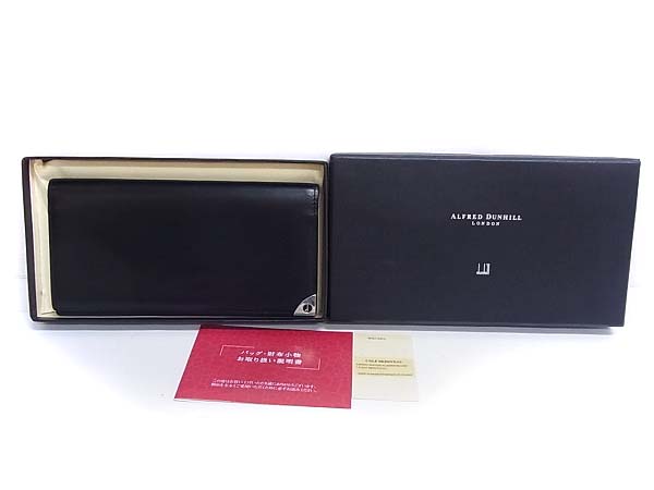 実際に弊社で買取させて頂いたdunhill/ダンヒル ロンドンスタイル レザー 長財布/WN1000Aの画像 7枚目