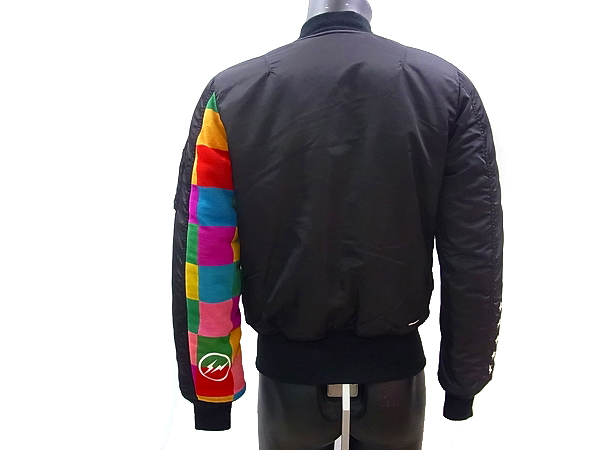 実際に弊社で買取させて頂いたユニフォームエクスペリメント×ALPHA MA-1フライトジャケット Sの画像 1枚目