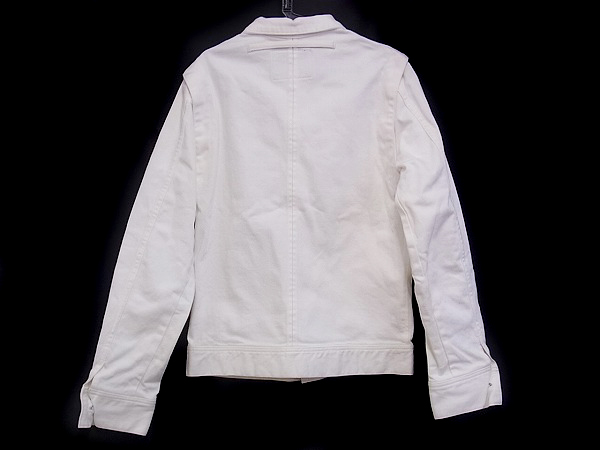 実際に弊社で買取させて頂いたFACTOTUM/ファクトタム 13SS ホワイトデニムGジャン 01021125の画像 1枚目