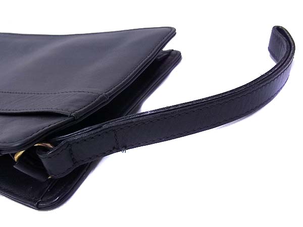 実際に弊社で買取させて頂いたdunhill/ダンヒル レザー セカンドバッグ クラッチバッグ 黒の画像 6枚目