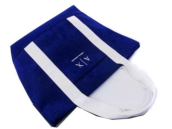 実際に弊社で買取させて頂いたARMANI EXCHANGE/アルマーニエクスチェンジ トートバッグ 青の画像 3枚目