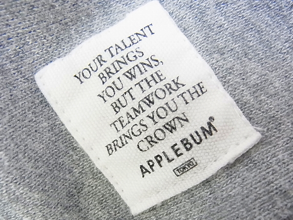 実際に弊社で買取させて頂いたAPPLEBUM/アップルバム ill Sports Crew スウェット 灰/Mの画像 4枚目