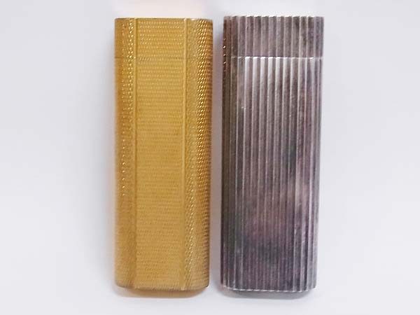 実際に弊社で買取させて頂いたCartier/カルティエ ガスライター ゴールド&シルバー/セットの画像 1枚目