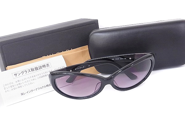 実際に弊社で買取させて頂いたBVLGARI/ブルガリ 8062 501/3C サングラス9型 ブラックの画像 7枚目