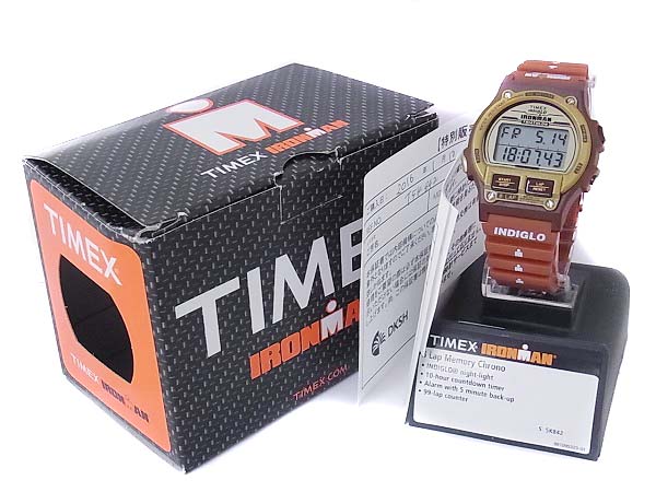 実際に弊社で買取させて頂いたTIMEX/タイメックス アイアンマン 8ラップ 1986 限定/T5K842の画像 8枚目