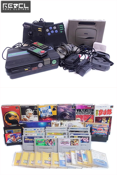 実際に弊社で買取させて頂いた【処分品】セガサターン/ファミコン カセット/本体等 30点↑SETの画像 0枚目