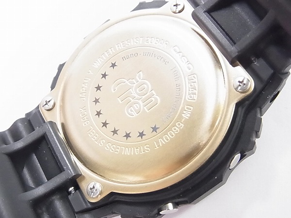 実際に弊社で買取させて頂いたG-SHOCK/Gショック×ナノユニバース DW-5600VT 10周年別注の画像 5枚目