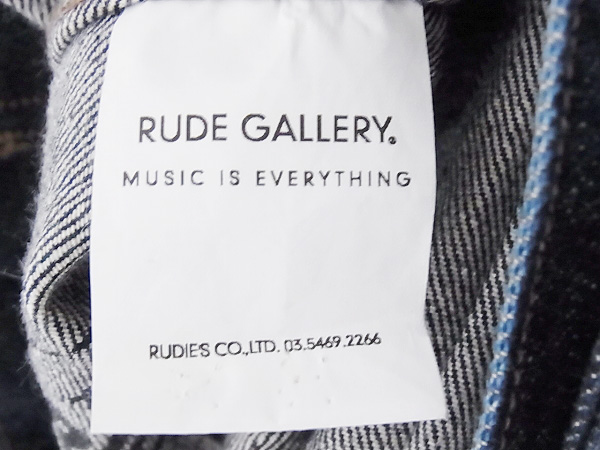 実際に弊社で買取させて頂いたRUDE GALLERY/ルードギャラリー デニム/Gジャン ジャケット/4の画像 4枚目