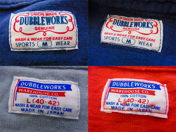 実際に弊社で買取させて頂いたDUBBLE WORKS/ダブルワークス 半袖Tシャツ10点以上セットの画像 2枚目