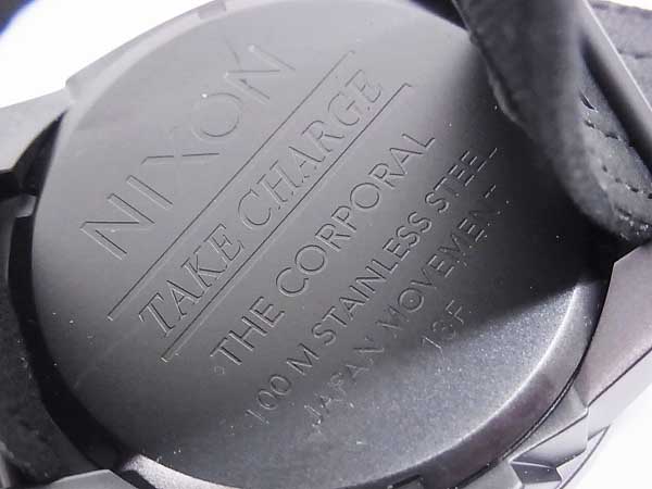 実際に弊社で買取させて頂いたNIXON/ニクソン 腕時計 CORPORAL/コーポラル NA2431354-00の画像 4枚目