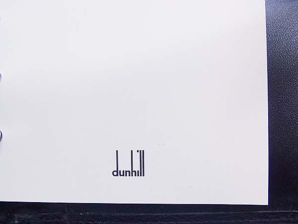 実際に弊社で買取させて頂いたdunhill/ダンヒル ビジネス レザー/名刺入れ ブラック 手帳の画像 7枚目