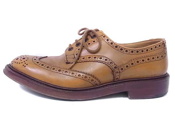 実際に弊社で買取させて頂いたTricker's/トリッカーズ ウィングチップ ブラウン 563314/7.5の画像 2枚目